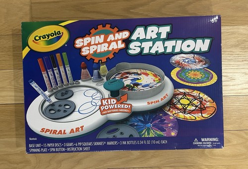 New crayola spin spiral art - &,