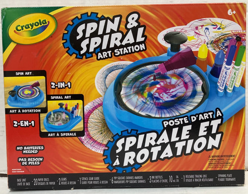 Crayola spin and - spin, art