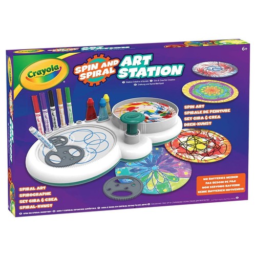 Crayola spin spiral art - spiral,