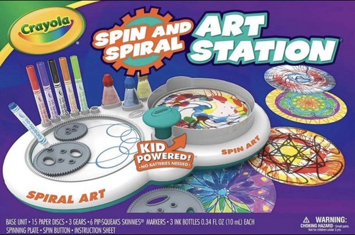 Crayola spin spiral art - crayola, &