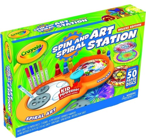 Crayola spin spiral - &, art